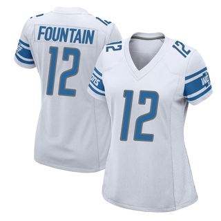 Game Daurice Fountain Women's Detroit Lions Jersey - White