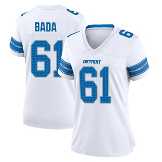 Game David Bada Women's Detroit Lions 2nd Jersey - White