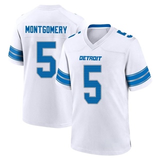 Game David Montgomery Men's Detroit Lions 2nd Jersey - White