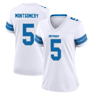 Game David Montgomery Women's Detroit Lions 2nd Jersey - White