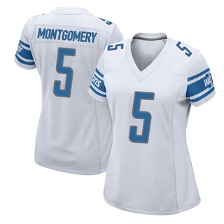 Game David Montgomery Women's Detroit Lions Jersey - White