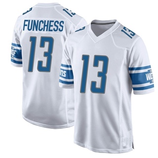 Game Devin Funchess Men's Detroit Lions Jersey - White