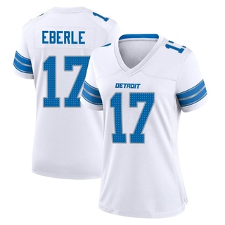 Game Dominik Eberle Women's Detroit Lions 2nd Jersey - White