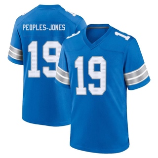 Game Donovan Peoples-Jones Men's Detroit Lions 2nd Jersey - Blue