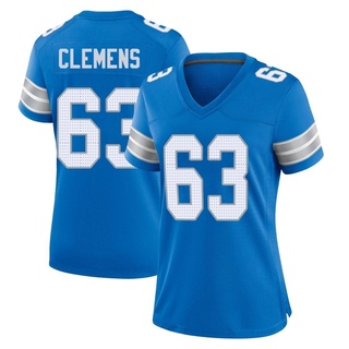 Game Duke Clemens Women's Detroit Lions 2nd Jersey - Blue