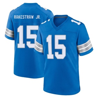 Game Ennis Rakestraw Jr. Men's Detroit Lions 2nd Jersey - Blue