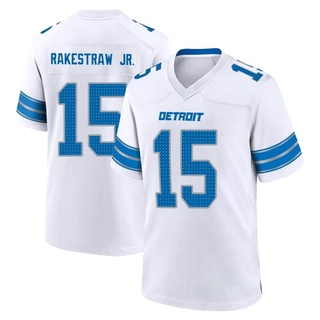 Game Ennis Rakestraw Jr. Men's Detroit Lions 2nd Jersey - White