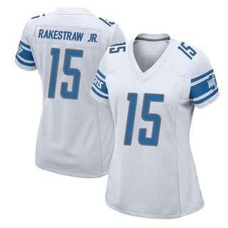 Game Ennis Rakestraw Jr. Women's Detroit Lions Jersey - White