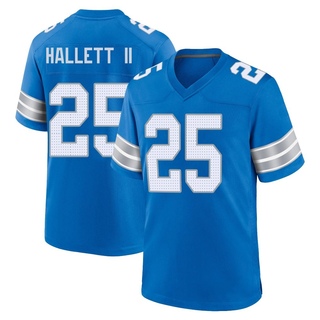 Game Erick Hallett II Men's Detroit Lions 2nd Jersey - Blue