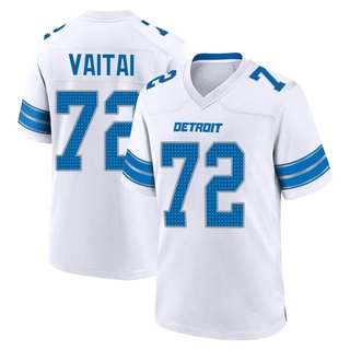 Game Halapoulivaati Vaitai Men's Detroit Lions 2nd Jersey - White