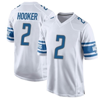 Game Hendon Hooker Men's Detroit Lions Jersey - White