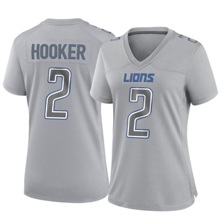 Game Hendon Hooker Women's Detroit Lions Atmosphere Fashion Jersey - Gray