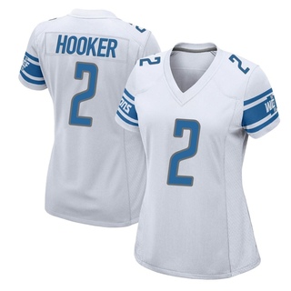 Game Hendon Hooker Women's Detroit Lions Jersey - White