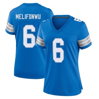 Game Ifeatu Melifonwu Women's Detroit Lions 2nd Jersey - Blue