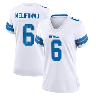 Game Ifeatu Melifonwu Women's Detroit Lions 2nd Jersey - White