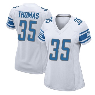 Game Isaiah Thomas Women's Detroit Lions Jersey - White