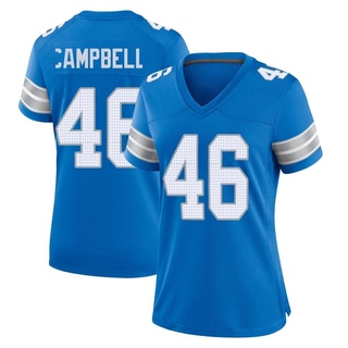 Game Jack Campbell Women's Detroit Lions 2nd Jersey - Blue