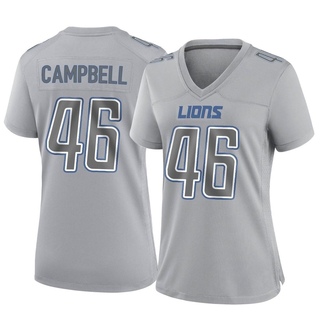 Game Jack Campbell Women's Detroit Lions Atmosphere Fashion Jersey - Gray