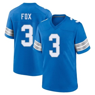 Game Jack Fox Men's Detroit Lions 2nd Jersey - Blue