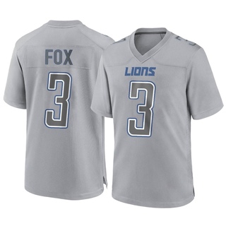 Game Jack Fox Men's Detroit Lions Atmosphere Fashion Jersey - Gray