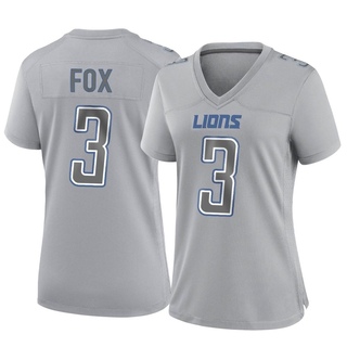 Game Jack Fox Women's Detroit Lions Atmosphere Fashion Jersey - Gray