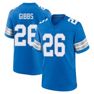 Game Jahmyr Gibbs Men's Detroit Lions 2nd Jersey - Blue