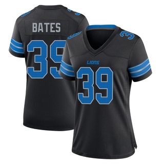 Game Jake Bates Women's Detroit Lions Alternate 2nd Jersey - Black