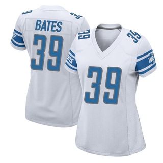 Game Jake Bates Women's Detroit Lions Jersey - White