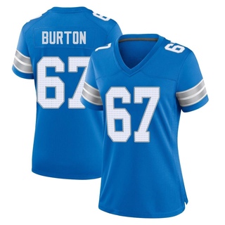 Game Jake Burton Women's Detroit Lions 2nd Jersey - Blue