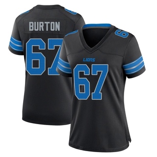 Game Jake Burton Women's Detroit Lions Alternate 2nd Jersey - Black