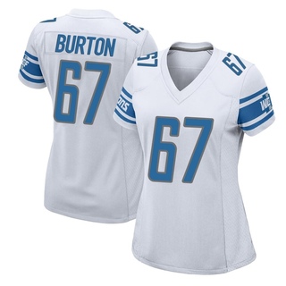 Game Jake Burton Women's Detroit Lions Jersey - White