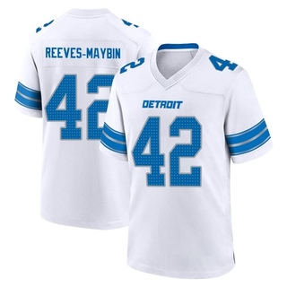 Game Jalen Reeves-Maybin Men's Detroit Lions 2nd Jersey - White