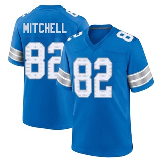 Game James Mitchell Men's Detroit Lions 2nd Jersey - Blue