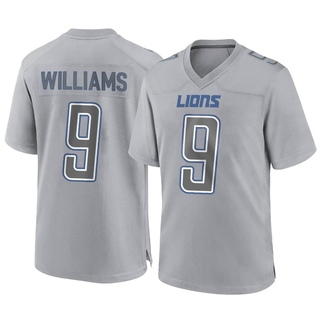 Game Jameson Williams Men's Detroit Lions Atmosphere Fashion Jersey - Gray