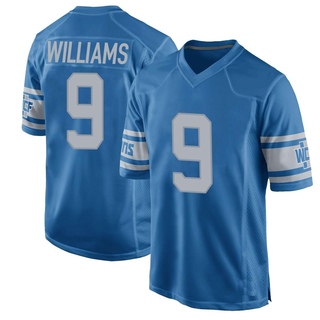 Game Jameson Williams Men's Detroit Lions Throwback Vapor Untouchable Jersey - Blue