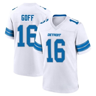 Game Jared Goff Men's Detroit Lions 2nd Jersey - White