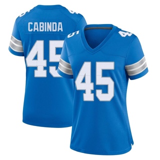 Game Jason Cabinda Women's Detroit Lions 2nd Jersey - Blue