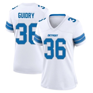 Game Javelin Guidry Women's Detroit Lions 2nd Jersey - White