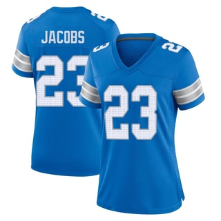 Game Jerry Jacobs Women's Detroit Lions 2nd Jersey - Blue