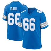 Game Joe Dahl Men's Detroit Lions 2nd Jersey - Blue