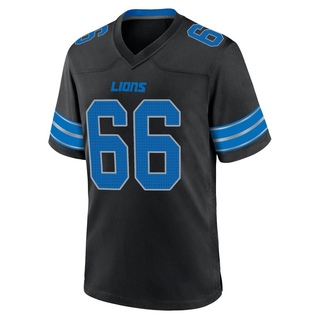 Game Joe Dahl Men's Detroit Lions Alternate 2nd Jersey - Black