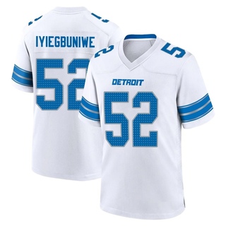 Game Joel Iyiegbuniwe Men's Detroit Lions 2nd Jersey - White