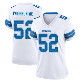 Game Joel Iyiegbuniwe Women's Detroit Lions 2nd Jersey - White