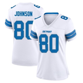 Game Josh Johnson Women's Detroit Lions 2nd Jersey - White