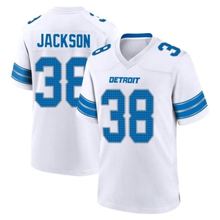 Game Justin Jackson Men's Detroit Lions 2nd Jersey - White