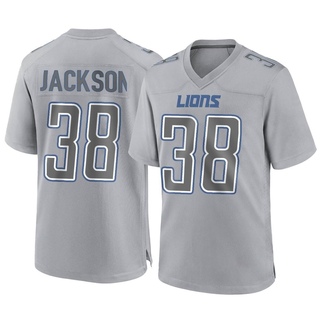 Game Justin Jackson Men's Detroit Lions Atmosphere Fashion Jersey - Gray