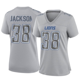 Game Justin Jackson Women's Detroit Lions Atmosphere Fashion Jersey - Gray