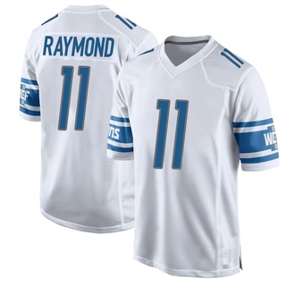 Game Kalif Raymond Men's Detroit Lions Jersey - White