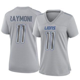 Game Kalif Raymond Women's Detroit Lions Atmosphere Fashion Jersey - Gray