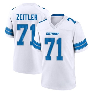 Game Kevin Zeitler Men's Detroit Lions 2nd Jersey - White